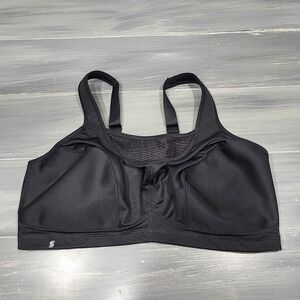Glamorise‎ Bra Sport Elite Performance Camisole Bra Style 1067 44D Black